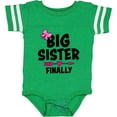 thumbnail image 3 of Inktastic Big Sister Finally with Bow and Arrow Girls Baby Bodysuit, 3 of 5