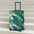 thumbnail image 6 of Fuzoiu Peacock And Flowers Print Suitcase Cover,Washable Luggage Covers for Suitcase,Elastic Luggage Protector Cover,Scratch Resistant Travel Suitcase Covers-X-Large, 6 of 7