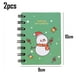 thumbnail image 2 of Cuaderno de bolsillo navideño Mini cuaderno planificador navideño portátil para estudiantes, 2 of 5