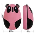 thumbnail image 3 of Clearance! Rechargeable Cute Panda 2.4 Optical Mice with 500mAh Battery for Computer/Laptop 1600DPI Optical Resolution for Kids Girls Mouse,White, 3 of 4