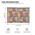 thumbnail image 3 of Cauagu Daisies Flowers for Tyvek Makeup Bag,Reusable Travel Cosmetic Bag Women Organizer Toiletry Bag Birthday,Gifts for Women Girlfriend Mom Teacher 6.5’’*8.9’’, 3 of 7