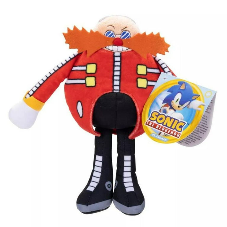 Jakks Pacific Sonic The Hedgehog Dr. Eggman Plush, 9 Inch, Super
