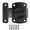 Black, variant on YAHHU Modern Matte Black Zinc Alloy Sliding Door Lock Latch Durable Security Bolt Buckle Cabinet Hardware Safety Catch Lock for Closet Cupboard Window Wooden Gate L Size Black Edition (1 Pack)
