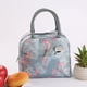 thumbnail image 1 of Flamencos y hojas tropicales Fiambrera aislada portátil Bolsa de almuerzo reutilizable para hombres y mujeres Ormromra DCF272, 1 of 5