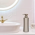 thumbnail image 4 of Dispenser Bottle Refillable Bottle for Bathroom Accessories Hotel , Gold, 4 of 7