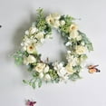 thumbnail image 2 of Yuedong Artificial Wreath Fake Wreaths Garland Home Decor Hanging Birthday Party Silk Flower Plastic Floral Rose Holiday Props, 2 of 12