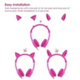 thumbnail image 5 of Kids Headphones Cat/Bunny Wired Headsets for Kids on Ear, Volume Limited - Toddler Earhones Best Gift for Children Kindle Tablet, Pink, 5 of 9