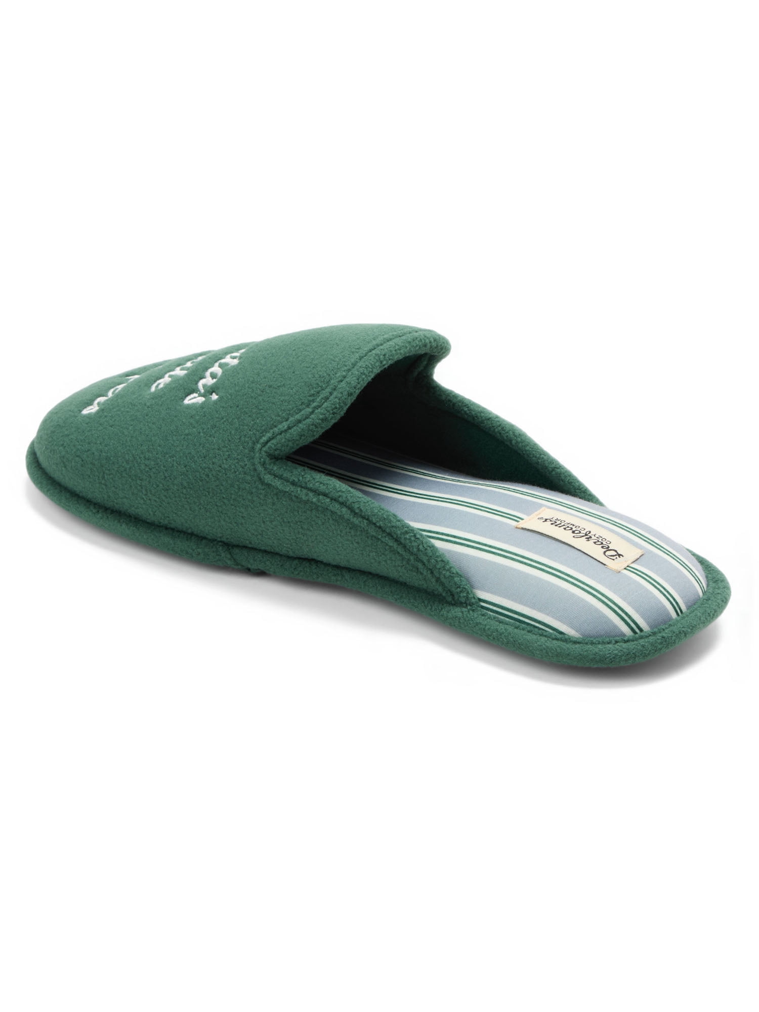 Dearfoams Cozy Comfort Men's Holiday Novelty Scuff Slip On Slippers
