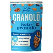 Livlo Food Co Blueberry Nut Keto Granola Cereal | Low Carb Gluten-Free | 10.5 oz, 9 Servings