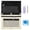 Beige&Black, variant on KOYPTL 2Pack Oxford Cloth Pencil Case,Sturdy Pen Pouch for Binder with Double Layer,Large Capacity Zipper Closure Pencil Bag Clear View Window for Office Stationery Organization Travel Cosmetic Bag