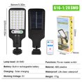 thumbnail image 3 of 4uds. Lámpara de pared exterior con energía solar, sensor de movimiento de 3 modos para jardín y patio (28SMD), 3 of 4