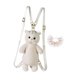 thumbnail image 4 of Mochila de peluche de gato, suave y ligera, ideal para uso diario en la calle. Encaje rosa, 4 of 9