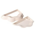 thumbnail image 4 of jinwen Reptile Bathing Pool Bath Tortoise Feeder for Scorpion Bearded Dragon Turtle White, 4 of 9