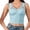 L54-Light Blue, variant on Racerback Crop Tank Tops for Women Padded Seamless Mesh Tank Top Built In Pads Casual Basic Undershirt Breathable Workout Tops