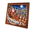 thumbnail image 3 of DIY Diamond Art Kits for Adults Christmas Decor，pearl Art Kits for Adults Christmas Ornaments，santa Claus Sleigh Reindeer Theme Diamond Art Kits for Christmas, 3 of 7
