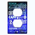 thumbnail image 3 of Metal Light Switch Plate Cover Cafe Diner Coffee Sign Blue COF034, 3 of 13