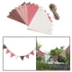 thumbnail image 5 of Banderín triangular, banderín colgante para cumpleaños, vacaciones, bodas, aniversarios, suministros para fiestas, decoraciones Rosa Sunnimix Banderas del banderín, 5 of 8