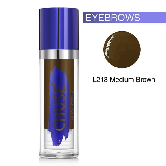 CHUSE L213 Medium Brown 10ml Permanent Makeup Tattoo Ink, Pure Organic Micro Pigment Color, Passed SGS, DermaTest