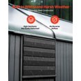 thumbnail image 4 of Extractor de aire con compuerta VEVOR de 16" con control inteligente de velocidad y temperatura, 4 of 9