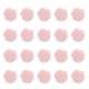 thumbnail image 1 of Pompones de piel sintética Uxcell para sombreros, 20 piezas, pompones de piel suave y esponjosa con bucle elástico para llaveros, rosa claro, 1 of 6