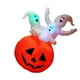 thumbnail image 2 of Decoración inflable de Halloween Nikou calabaza fantasma para patio jardín al aire libre, 2 of 11