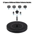 thumbnail image 1 of Solar Fountain Pump, Solar Powered Water Features Outdoor Bird Bath Fountains Solar Pond Pump for Bird Bath Garden Pool, 1 of 7