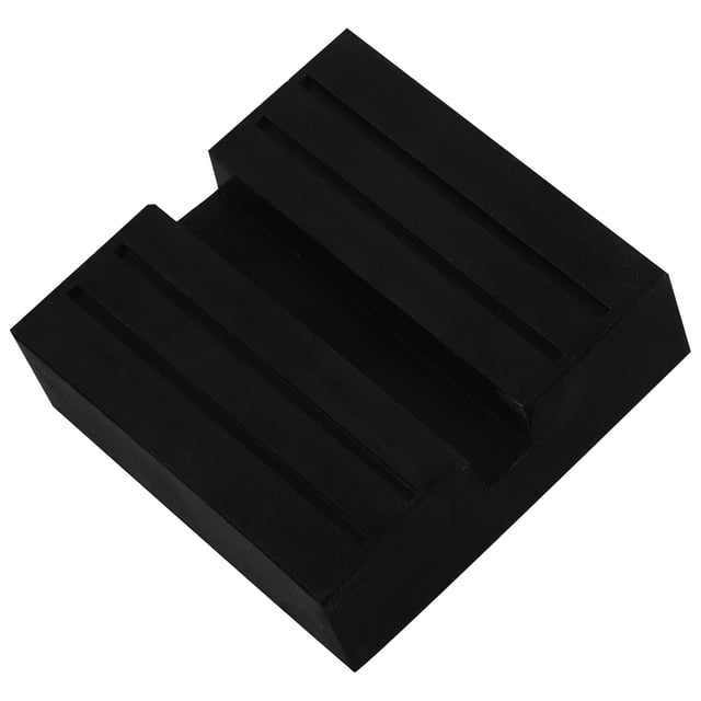 OULII 1Pack Black Square Rubber Jack Pad for Car Tasks 7.5x7.5x1In