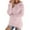 #364-Pink, variant on ICHUANYI Womens Fuzzy Fleece Pullover Oversized Sherpa Jacket Half Zip Pullover Sweaters Winter Hooded SweaterShirt Top