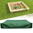 thumbnail image 4 of Sandbox Cover With Drawstring Waterproof Dustproof Protection Green, 4 of 9