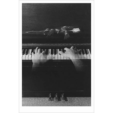 - Buyartforless Phantom Piano Player by Richard Gallup 36x24 Surreal Photo-Composite Art Print Poster