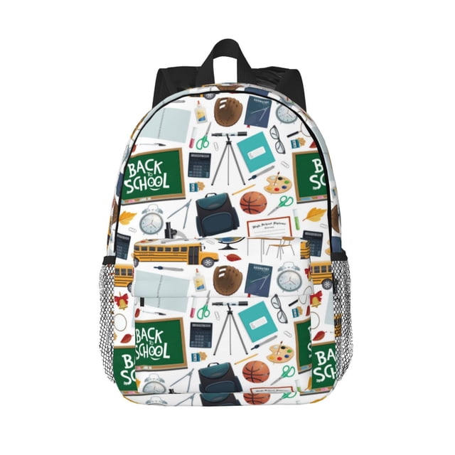 Easygdp Back To School A Mochila Ligera de 15 Pulgadas para Estudiantes, Mochila Cómoda para la Escuela y Viajes, Correas Ajustables