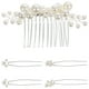 thumbnail image 1 of KAKOWELY 1 juego de accesorios para el cabello de novia, peineta para mujer, horquillas de perlas, tocados de novia para boda, 1 of 5