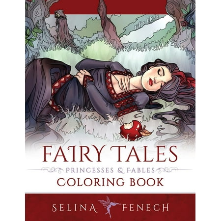 Fantasy Coloring by Selina: Fairy Tales, Princesses, and Fables Coloring Book (Paperback)