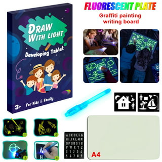 Magic Pad Deluxe Light-up Drawing Pad w/ 42 Stencil Designs