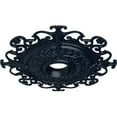 thumbnail image 3 of 38 3/8"OD x 6 5/8"ID x 2 7/8"P Orleans Ceiling Medallion (Fits Canopies up to 8 1/4"), Hand-Painted Midnight Dream, 3 of 6
