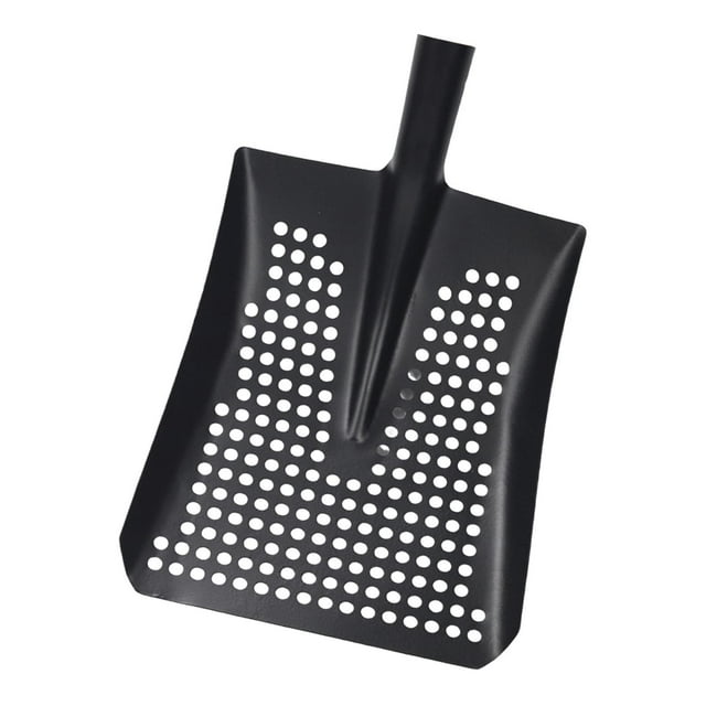 Cabezal de Pala Cribadora Herramienta de Cribado Recogedor de Escombros Y Limpiador de Zanjas Fabricado en Acero Adecuado para Granjas Y Jardines