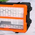 thumbnail image 2 of Caja de herramientas Sunnimix organizador de hardware plástico transparente 29.5x16.5x19cm, 2 of 4