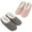 2-Pair Cable Knit Pink/Grey, variant on 2-Pack Women's Low-Cut Slipper Socks, Grippy Soles, Sherpa Lined, Fuzzy House Shoes, Cozy Gifts for Her, Sizes 7-8 Chenille Knit Red/Grey