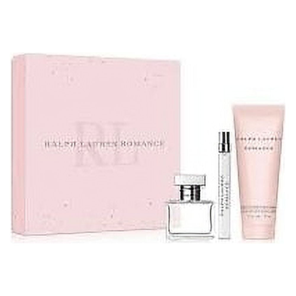 Romance Women 3 Piece Gift Set - 3.4 Oz Eau De Parfum Spray By Ralph Lauren  