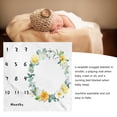 thumbnail image 4 of Baby Milestone Blanket, Vibrant Colors Baby Milestone Photo Prop 39.4in Wide Easy To Use  for Home, 4 of 7