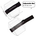 thumbnail image 2 of 10 Pcs Porte-Badge Brassard Porte-Cartes d'Identité avec Sangle Réglable Noire pour Travail, 2 of 5