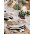 thumbnail image 5 of Brown Wood Grain Cloth Napkins Set of 4 Reusable Dinner Napkins, Country Retro Wooden Plank Farmhouse Cocktail Napkin Washable Table Napkins for Wedding/Holiday Party/Baby Shower 20"x20", 5 of 7