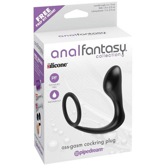 Anal Fantasy Collection Pleaser Manhoodring Plug - Black