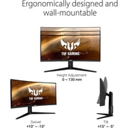 ASUS TUF VG34VQL1B 34 3440x1440 UWQHD 1ms 165Hz Curved Desktop Monitor
