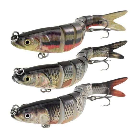 Fishing Lures Topwater for Bass Trout Lifelike Multi Jointed Swimbaits Fishing Accessories Slow Sinking Swimming Bass
