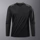 thumbnail image 1 of Ceisia Men's Ice Silk Sports T-shirt | Slim Long-Sleeve Crewneck Reflective-Accent Fitness Top Gift, 1 of 7