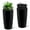 black, variant on Soonbuy 30 inch  Planters for Outdoor Plants Set of 2, Large Outdoor Planters for Front Porch Decor with Drainage Holes＆Water Level Monitor ＆Inner Bucket, Automatic Watering