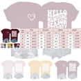 thumbnail image 2 of LUOGENLI T-shirts pour Femmes T-shirts Unis Col Rond Cœur Amour Double Imprimé Manches Courtes T-shirts Graphiques Pêche Saint-Patrick Jaune TG, 2 of 4
