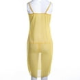 thumbnail image 7 of Women Sexy Spaghetti Strap Dresses Long Cover Up See-through Bodycon Dress, 7 of 7