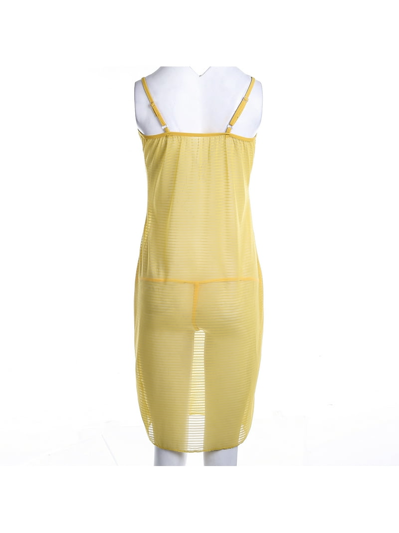 Women Sexy Spaghetti Strap Dresses Long Cover Up See-through Bodycon Dress - Walmart.com Women Sexy Spaghetti Strap Dresses Long Cover Up See-through Bodycon Dress - Walmart.com